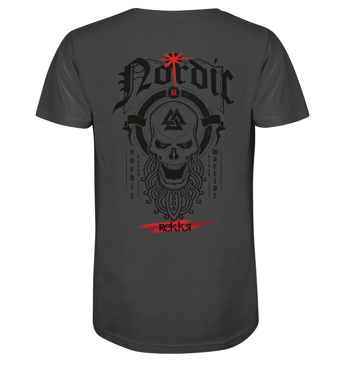 Nordric Skull - Organic Shirt - Rekkr-shop