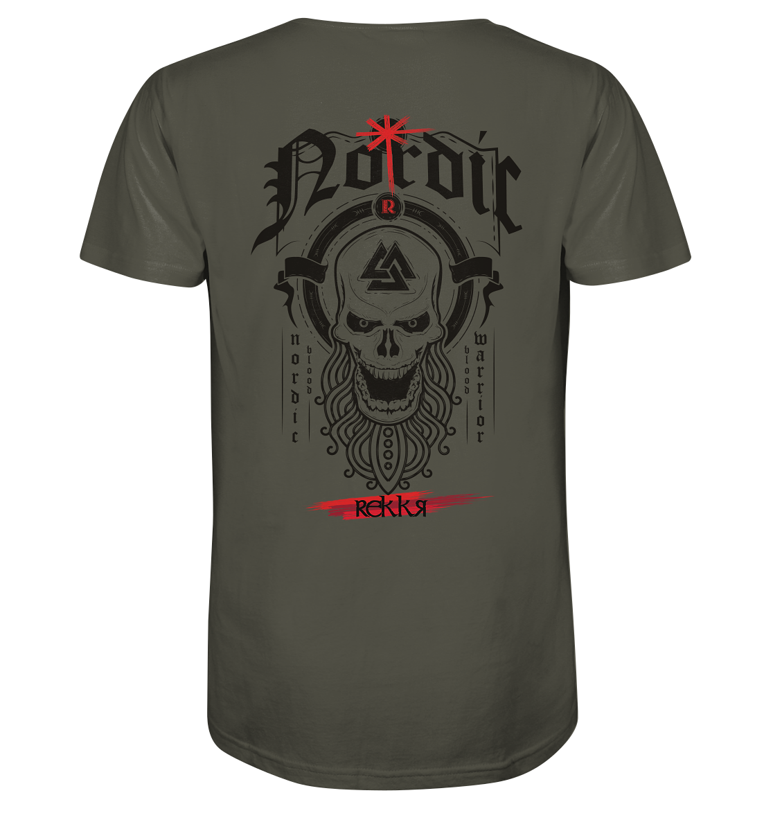 Nordric Skull - Organic Shirt - Rekkr-shop