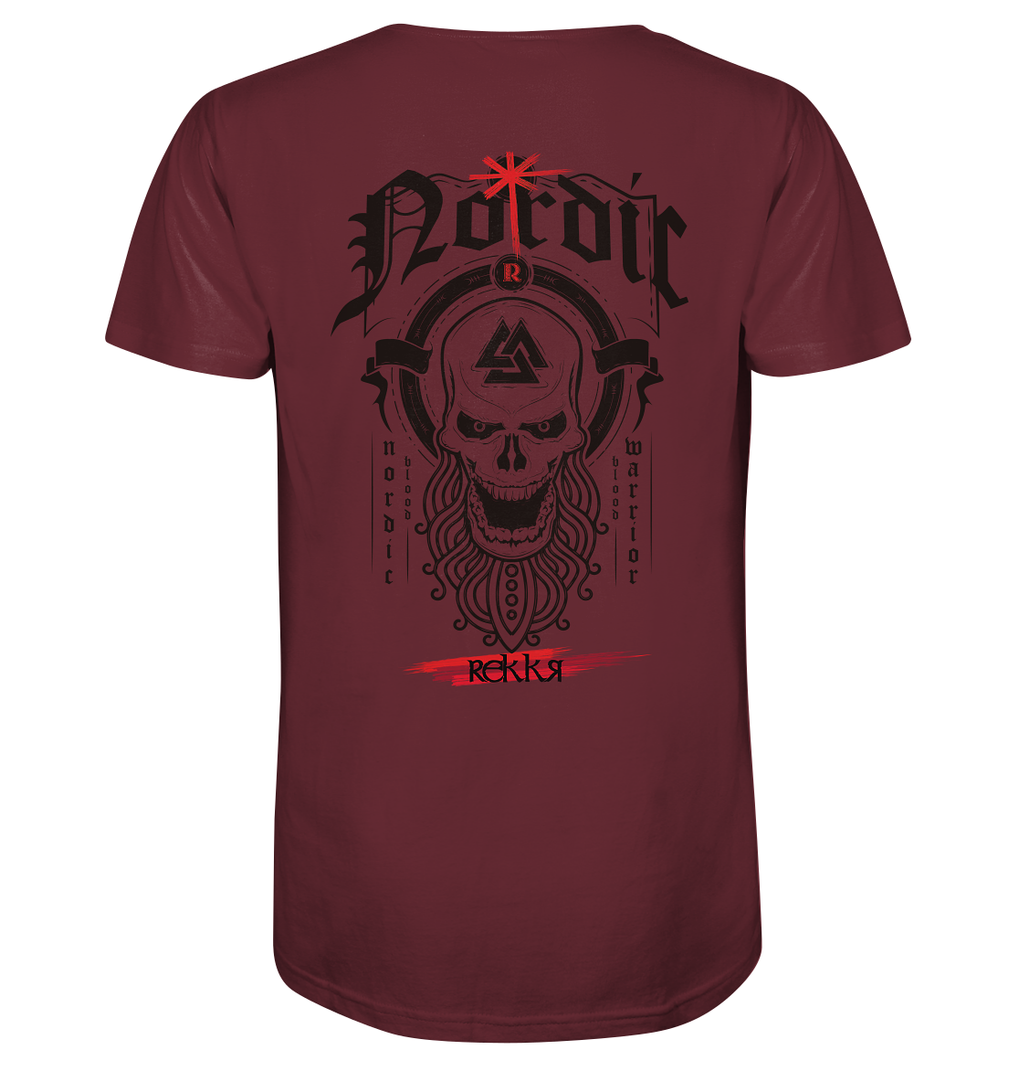Nordric Skull - Organic Shirt - Rekkr-shop