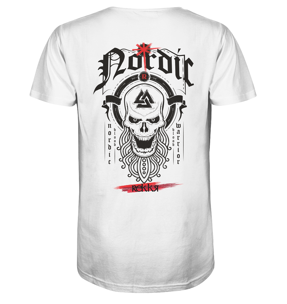 Nordric Skull - Organic Shirt - Rekkr-shop