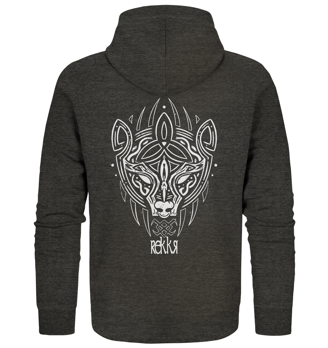 Viking Bear - Organic Zipper - Rekkr-shop