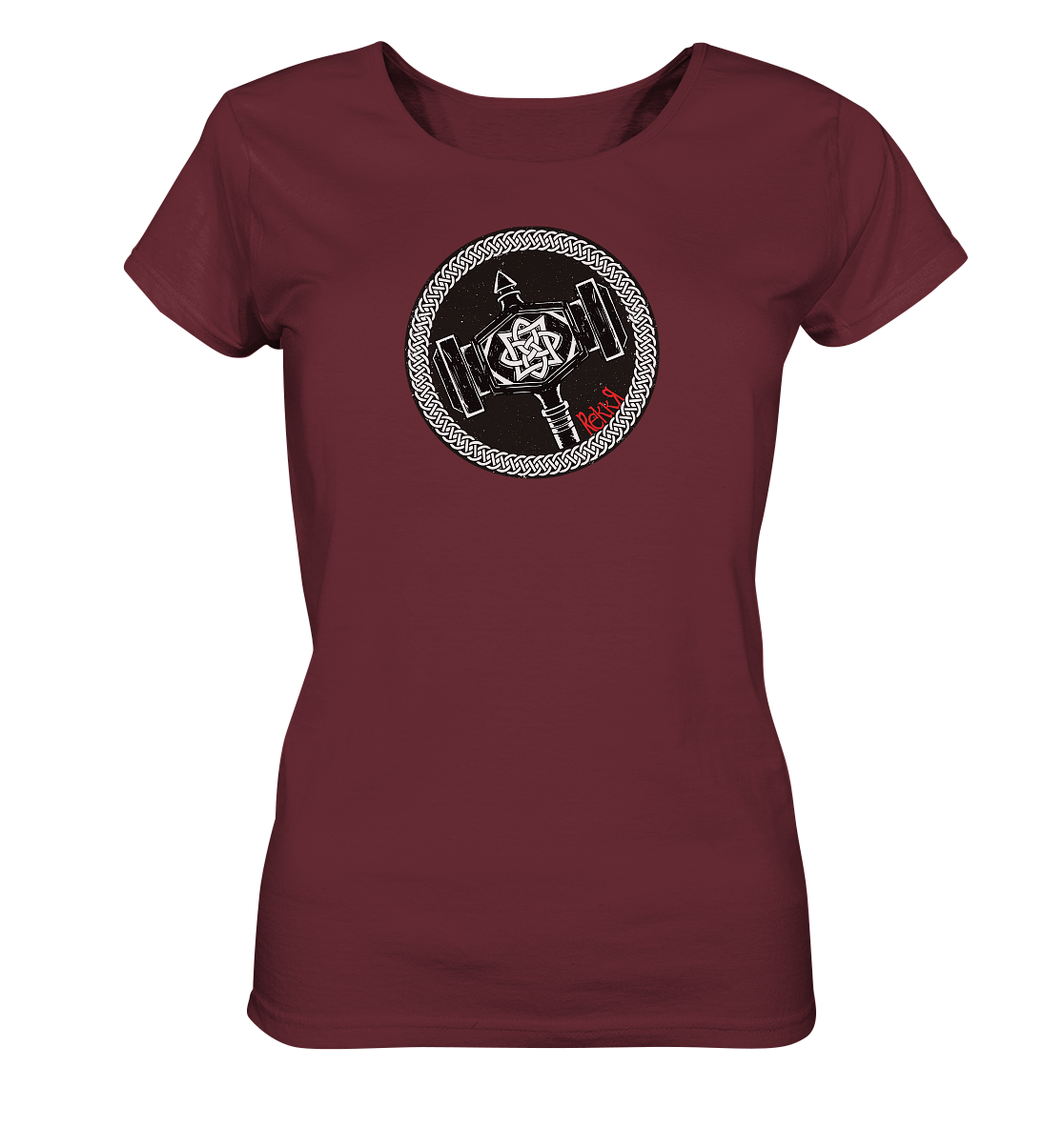 Thor Hammer - Ladies Organic Shirt - Rekkr-shop