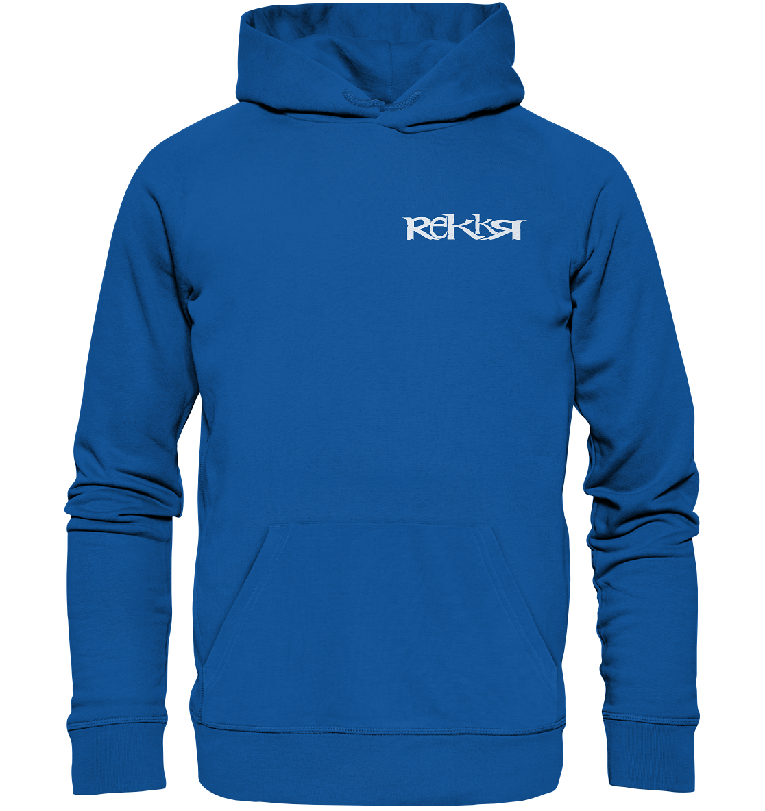 Hoodie Organic REKKR Logo White
