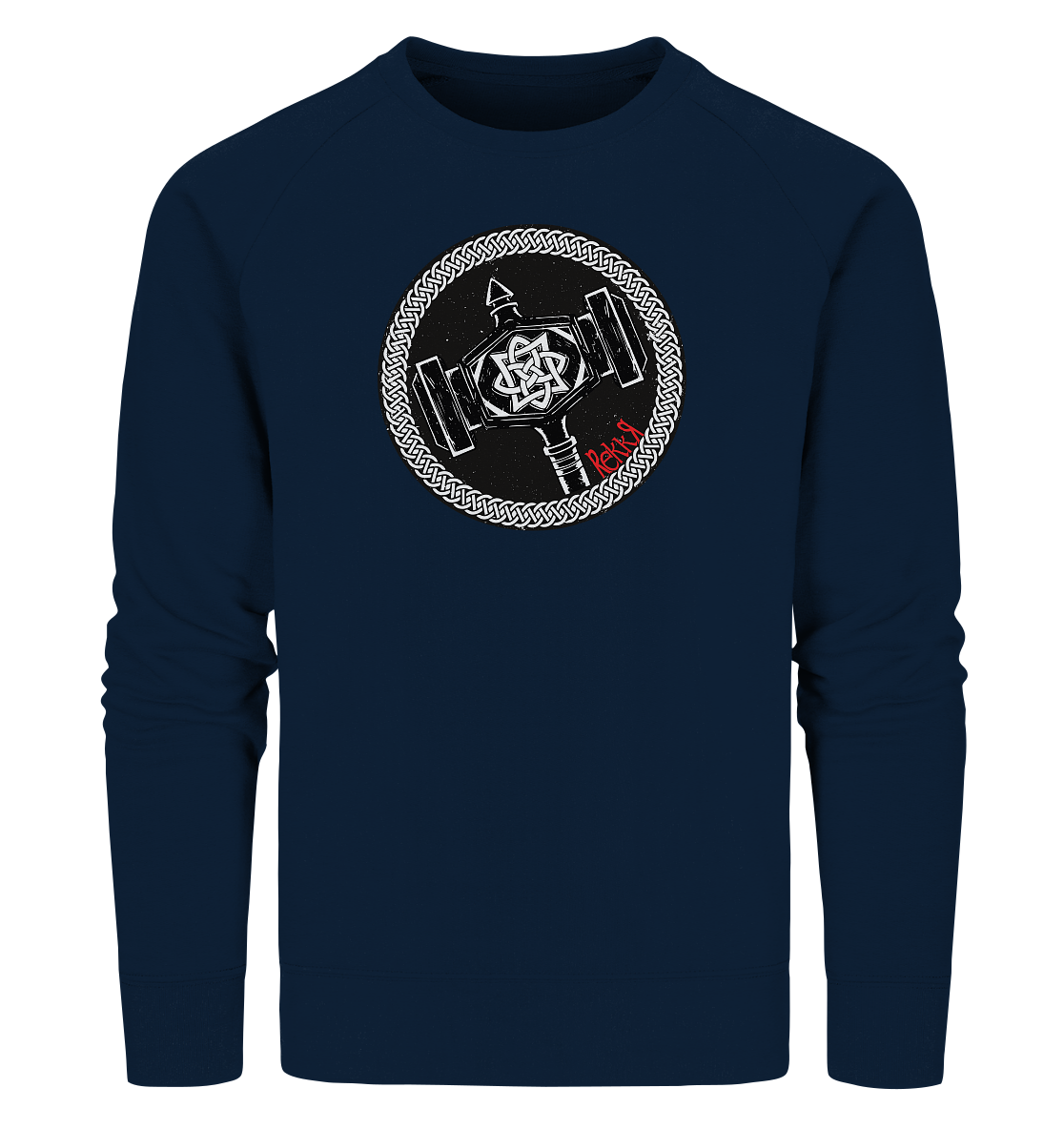 Thor Hammer - Organic Sweatshirt - Rekkr-shop