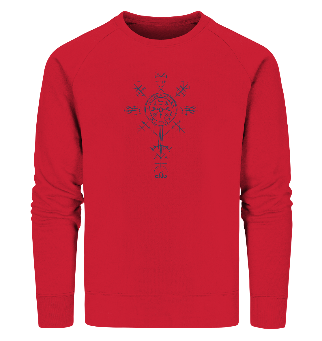 Ancient Norse Symbol - Organic Sweatshirt - Rekkr-shop