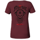 Nordric Skull  - Ladies Organic Shirt - Rekkr-shop