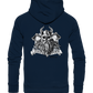 Bearded Viking Skull - Organic Hoodie - Rekkr-shop