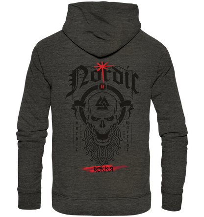 Nordric Skull  - Organic Hoodie - Rekkr-shop