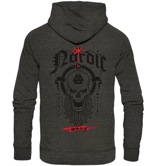 Nordric Skull  - Organic Hoodie - Rekkr-shop