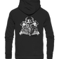 Bearded Viking Skull - Organic Hoodie - Rekkr-shop