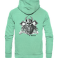 Bearded Viking Skull - Organic Hoodie - Rekkr-shop