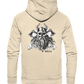 Bearded Viking Skull - Organic Hoodie - Rekkr-shop