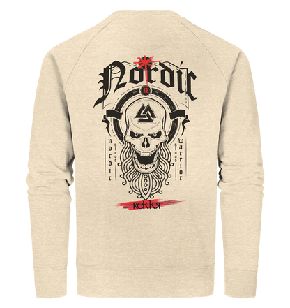 Nordric Skull  - Organic Sweatshirt - Rekkr-shop