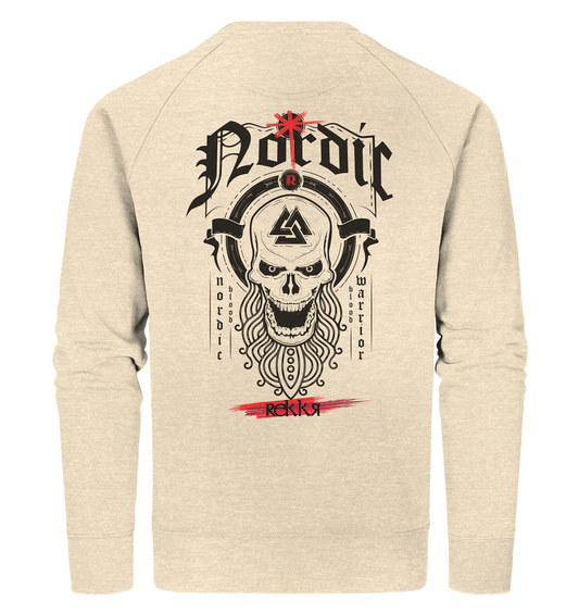 Nordric Skull  - Organic Sweatshirt - Rekkr-shop