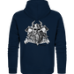 Bearded Viking Skull - Organic Zipper - Rekkr-shop