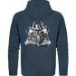 Bearded Viking Skull - Organic Zipper - Rekkr-shop