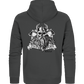 Bearded Viking Skull - Organic Zipper - Rekkr-shop