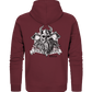 Bearded Viking Skull - Organic Zipper - Rekkr-shop