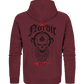 Nordric Skull  - Organic Zipper - Rekkr-shop