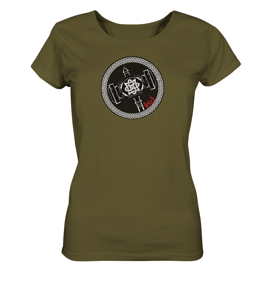 Thor Hammer - Ladies Organic Shirt - Rekkr-shop