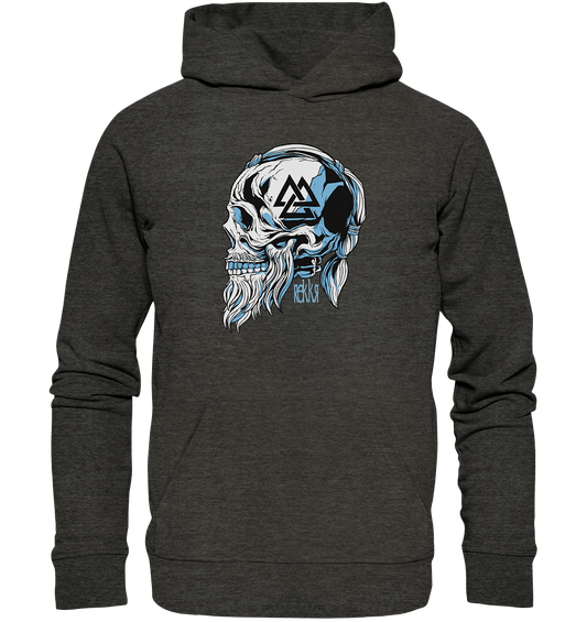 Viking Skull - Organic Hoodie - Rekkr-shop