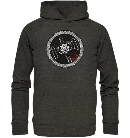Thor Hammer - Organic Hoodie - Rekkr-shop