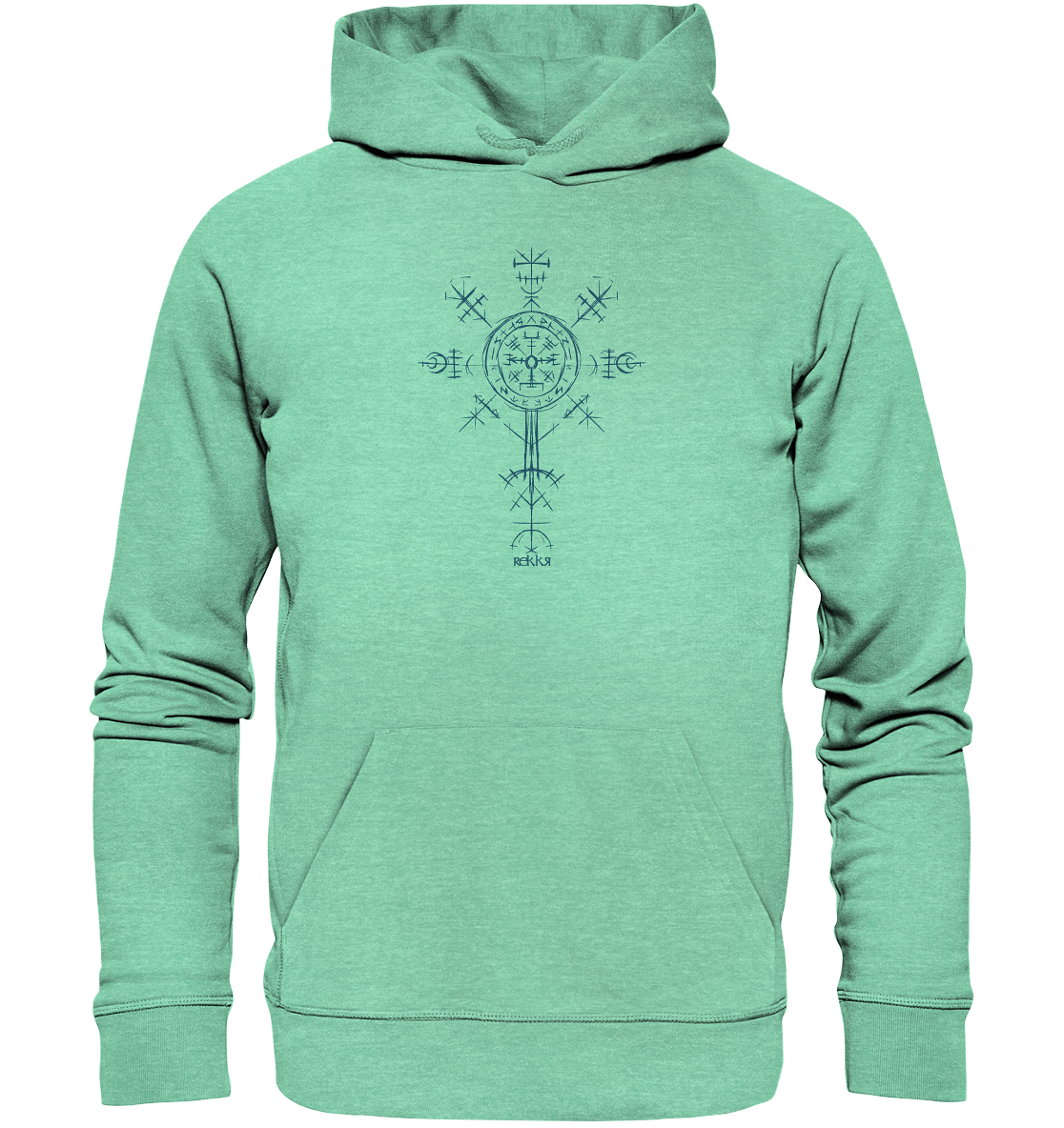 Ancient Norse Symbol - Organic Hoodie - Rekkr-shop