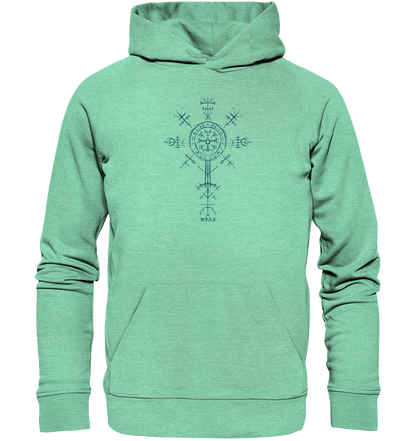 Ancient Norse Symbol - Organic Hoodie - Rekkr-shop