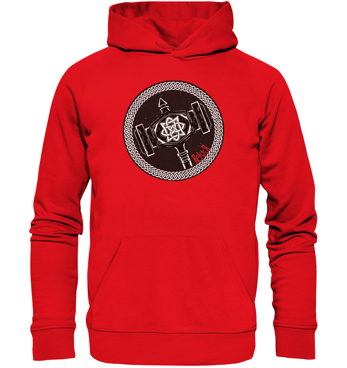 Thor Hammer - Organic Hoodie - Rekkr-shop