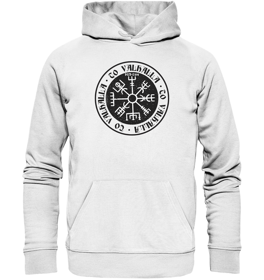 Hoodie Organic   Valhalla Compass
