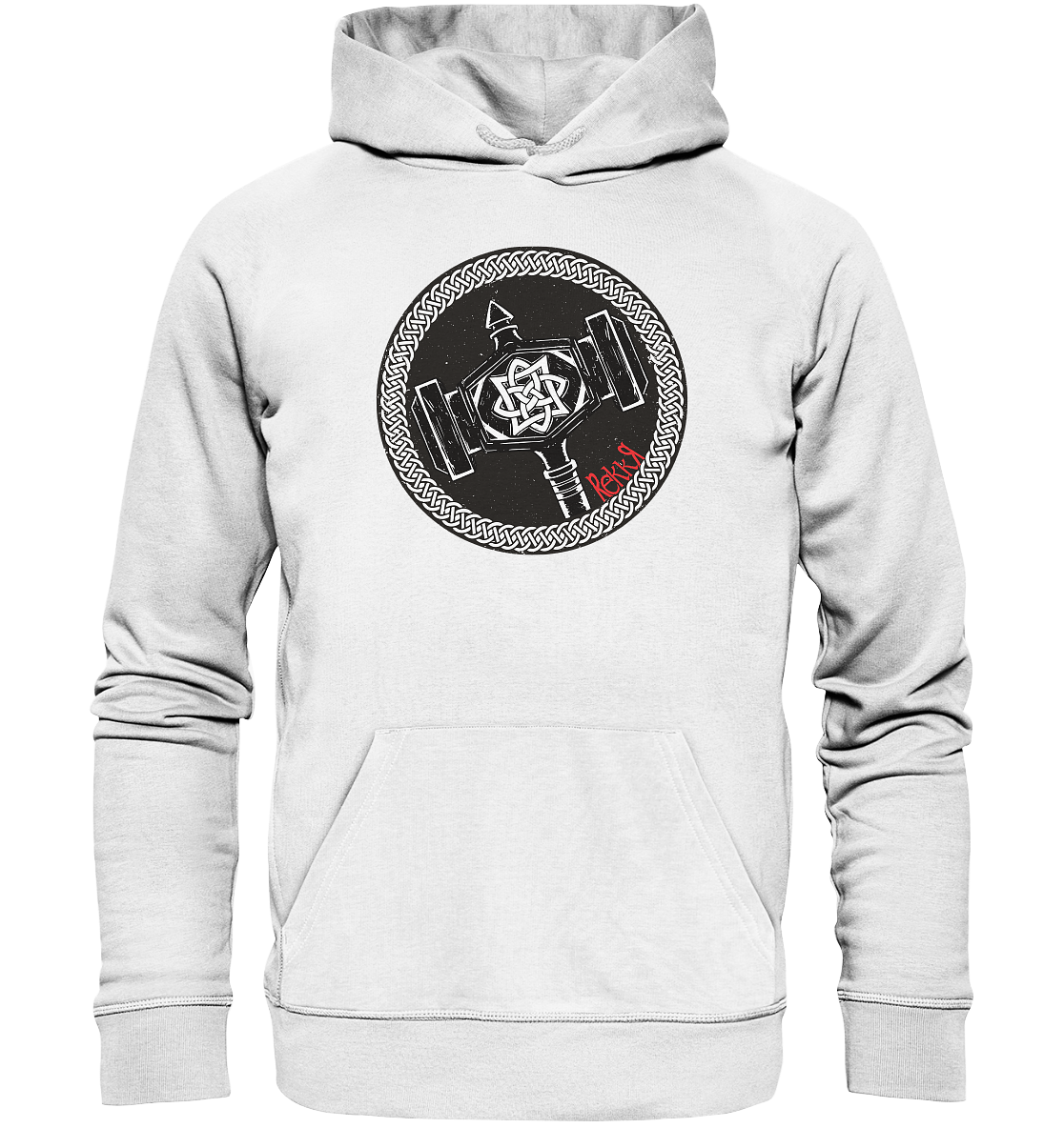 Thor Hammer - Organic Hoodie - Rekkr-shop