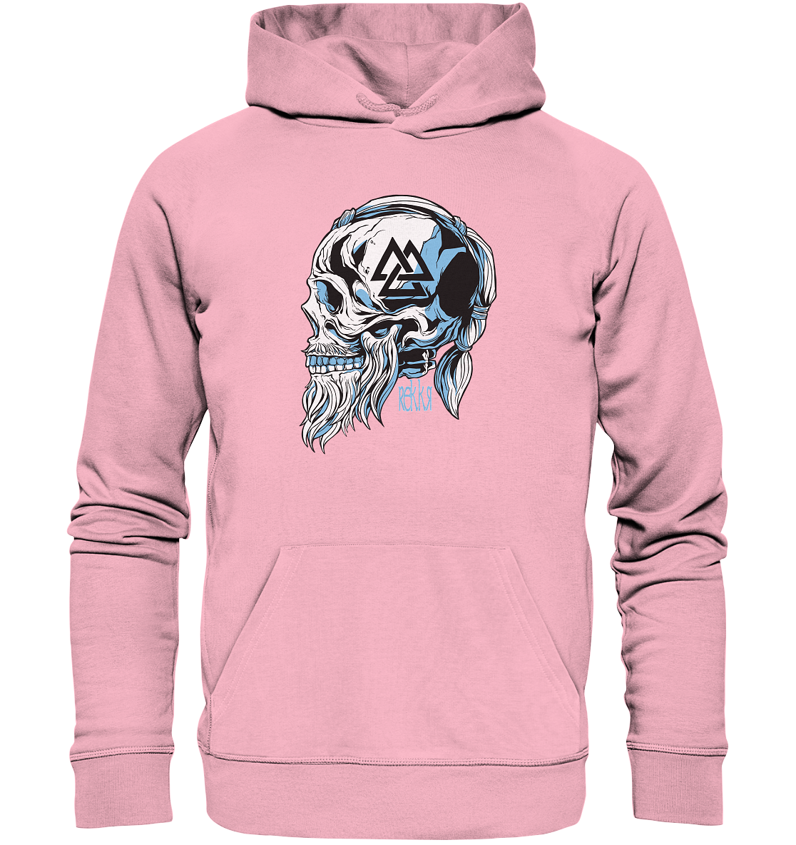 Viking Skull - Organic Hoodie - Rekkr-shop