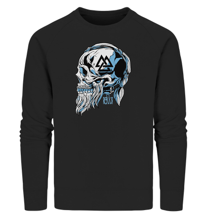 Viking Skull - Organic Sweatshirt - Rekkr-shop