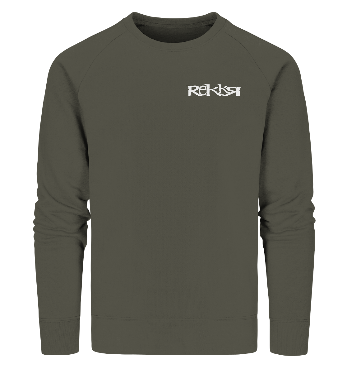 Sweatshirt Organic  REKKR Logo White
