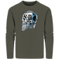 Viking Skull - Organic Sweatshirt - Rekkr-shop
