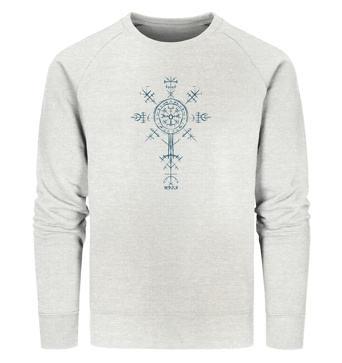 Ancient Norse Symbol - Organic Sweatshirt - Rekkr-shop