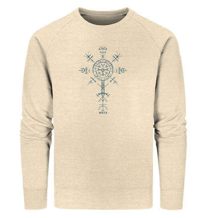 Ancient Norse Symbol - Organic Sweatshirt - Rekkr-shop