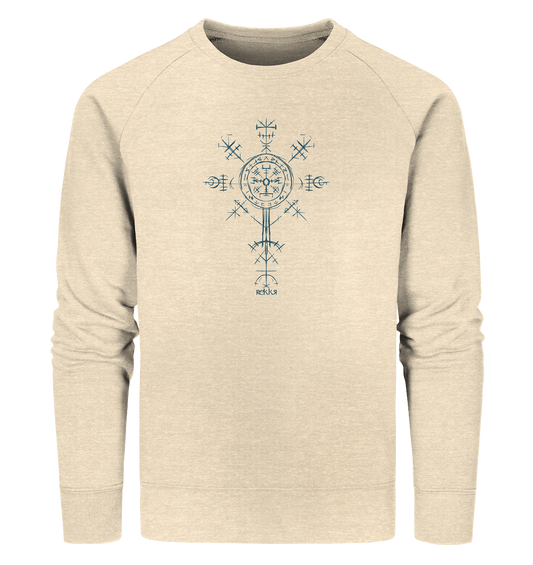 Ancient Norse Symbol - Organic Sweatshirt - Rekkr-shop