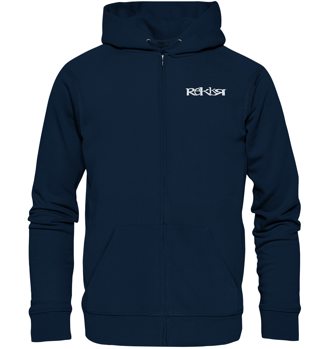 Zipper Organic  REKKR Logo White