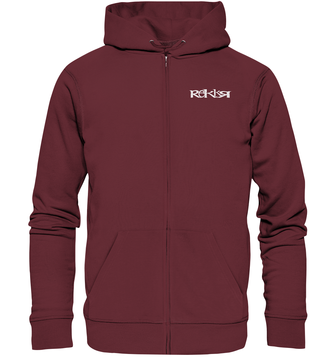 Zipper Organic  REKKR Logo White