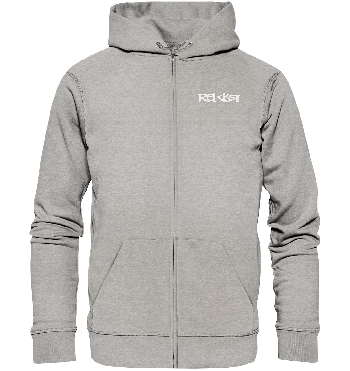 Zipper Organic  REKKR Logo White