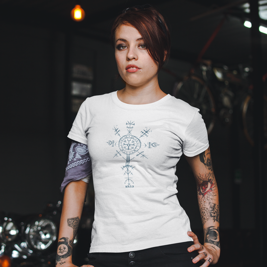 Ancient Norse Symbol - Ladies Organic Shirt - Rekkr-shop